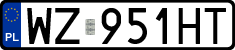 License plates of Poland, Regular car plates