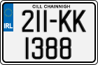 License plate of Ireland, Regular plates