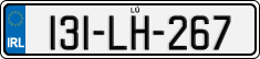 License plate of Ireland, Regular plates