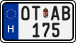 license plates of Hungary, Oldtimers (2022)