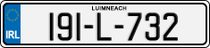 License plate of Ireland, Regular plates