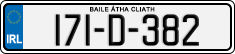 License plate of Ireland, Regular plates
