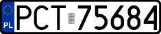 License plates of Poland, Regular car plates