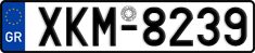 License plate of Greece, Cars