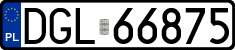 License plates of Poland, Regular car plates