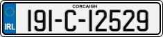 License plate of Ireland, Regular plates