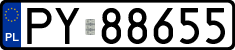 License plates of Poland, Regular car plates