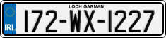 License plate of Ireland, Regular plates