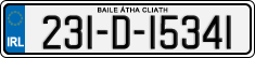 License plate of Ireland, Regular plates
