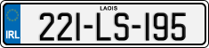License plate of Ireland, Regular plates