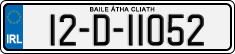 License plate of Ireland, Regular plates
