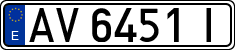 License plates of Spain, 1971 year series