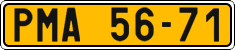 License plate of the Czech Republic, Commercial vehicles (1960)
