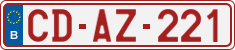 License plate of Belgium, Diplomatic