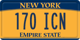 New York, Vanity Plates