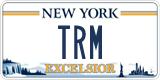 New York, Vanity Plates