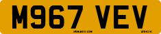 License plate of the United Kingdom, 1983 year system