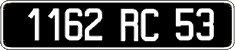 French license plate, FNI