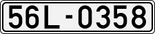 License plate of Vietnam, Cars