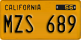 California, Passenger Car (ABC 123)