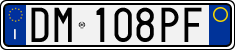 License plate of Italy, Cars (1994 year series)