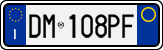 License plate of Italy, Cars (1994 year series)