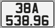License plate of Vietnam, Cars