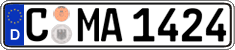 German license plate, Regular plates
