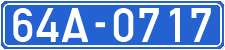 License plate of Vietnam, Government and public administrations