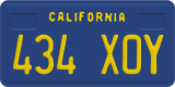 California, Passenger Car (123 ABC)