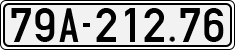 License plate of Vietnam, Cars