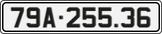 License plate of Vietnam, Cars