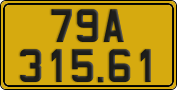 License plate of Vietnam, Commercial vehicles