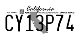 California, Temporary (AB12C34)