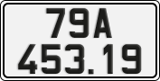License plate of Vietnam, Cars