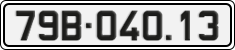 License plate of Vietnam, Cars