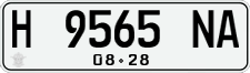 License plate of Indonesia, Regular plates