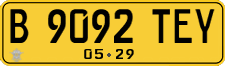 License plate of Indonesia, Commercial vehicles