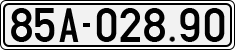 License plate of Vietnam, Cars