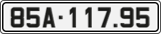 License plate of Vietnam, Cars