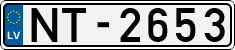 License plate of Latvia, Regular car plates