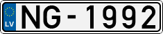 License plate of Latvia, Regular car plates
