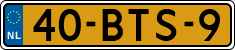 License plate of the Netherlands, Heavy Commercial Vehicles (1994 system)