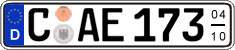 German license plate, Seasonal plates