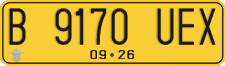 License plate of Indonesia, Commercial vehicles