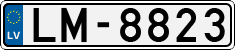License plate of Latvia, Regular car plates
