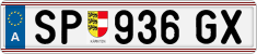 License plate of Austria, Regular plates