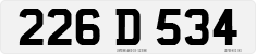 License plate of the United Kingdom, Diplomatic