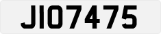 License plate of Jersey, Regular plates (J123456)
