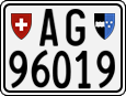 License plate of Switzerland, Motorcycles